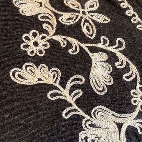 J.JILL Button Down Embroidered Tunic Blouse Shirt Top - Picture 9 of 9